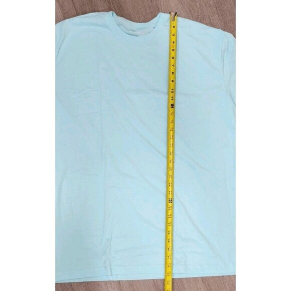 Built Different Crew Neck Shirt Size 3XL Tall 2 Shirts Aqua White Rtl $46 Soft - Picture 7 of 10